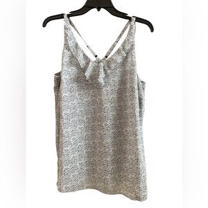 CAbi Black and White Patterned Blouse